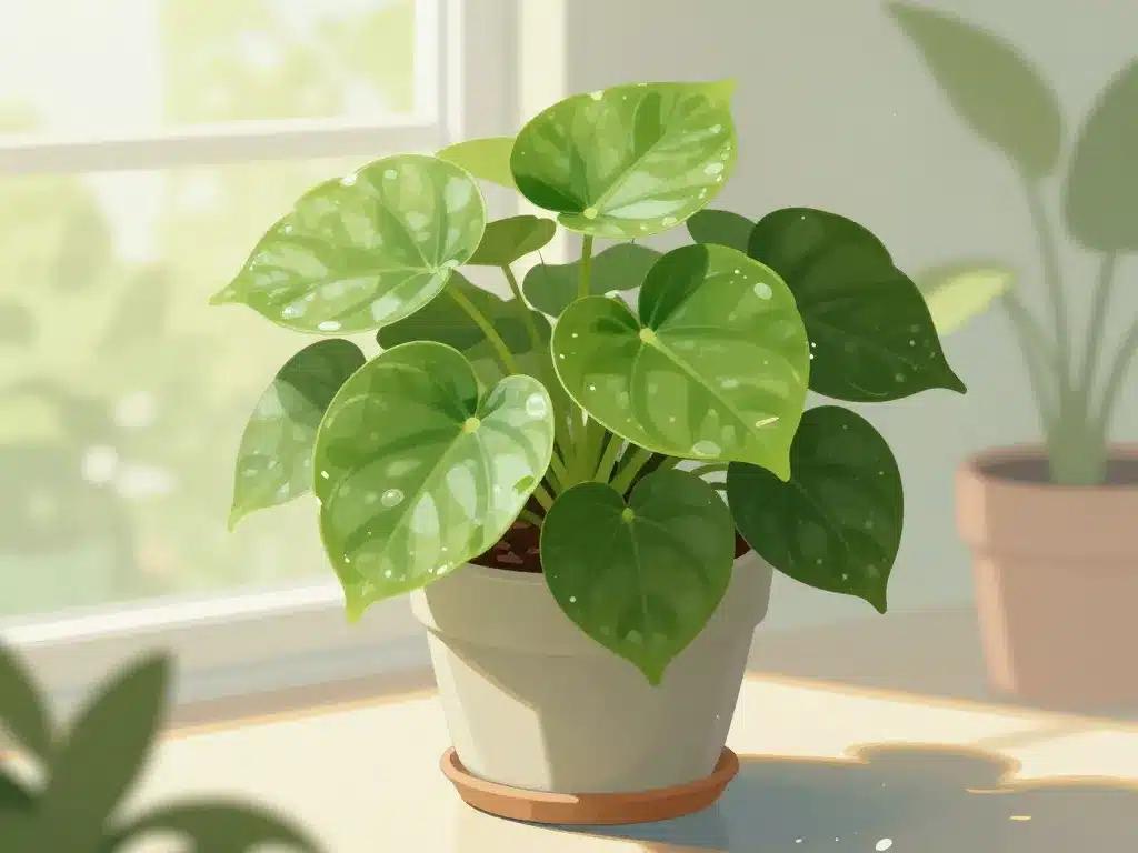 bégonia nénuphar en pot intérieur et habitat naturel