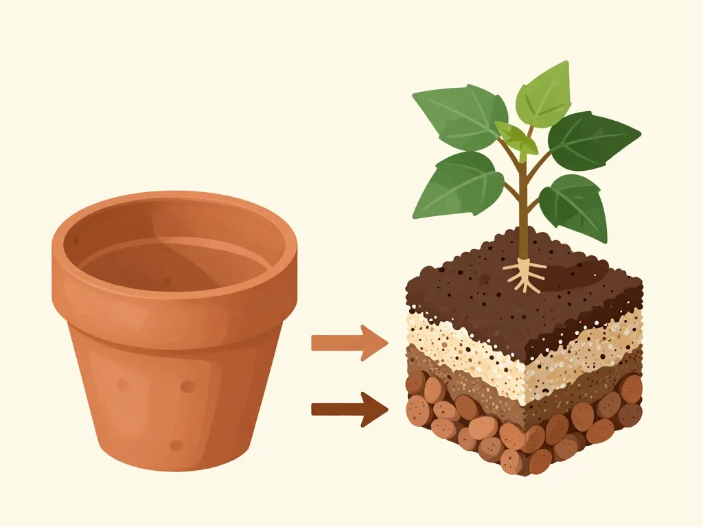 rempotage bégonia nénuphar pot substrat étapes