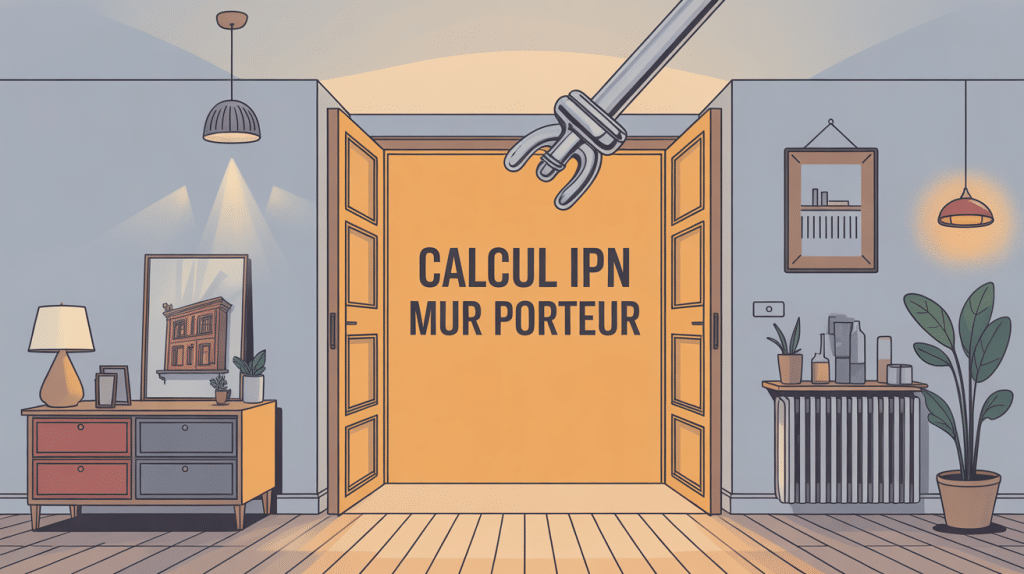 calcul ipn mur porteur illustration poutre ouverture