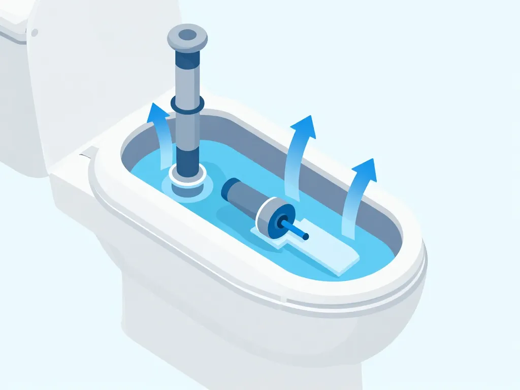 schéma chasse d'eau Porcher vue éclatée