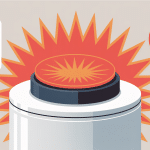 chauffe-eau voyant rouge fixe en alerte visuelle