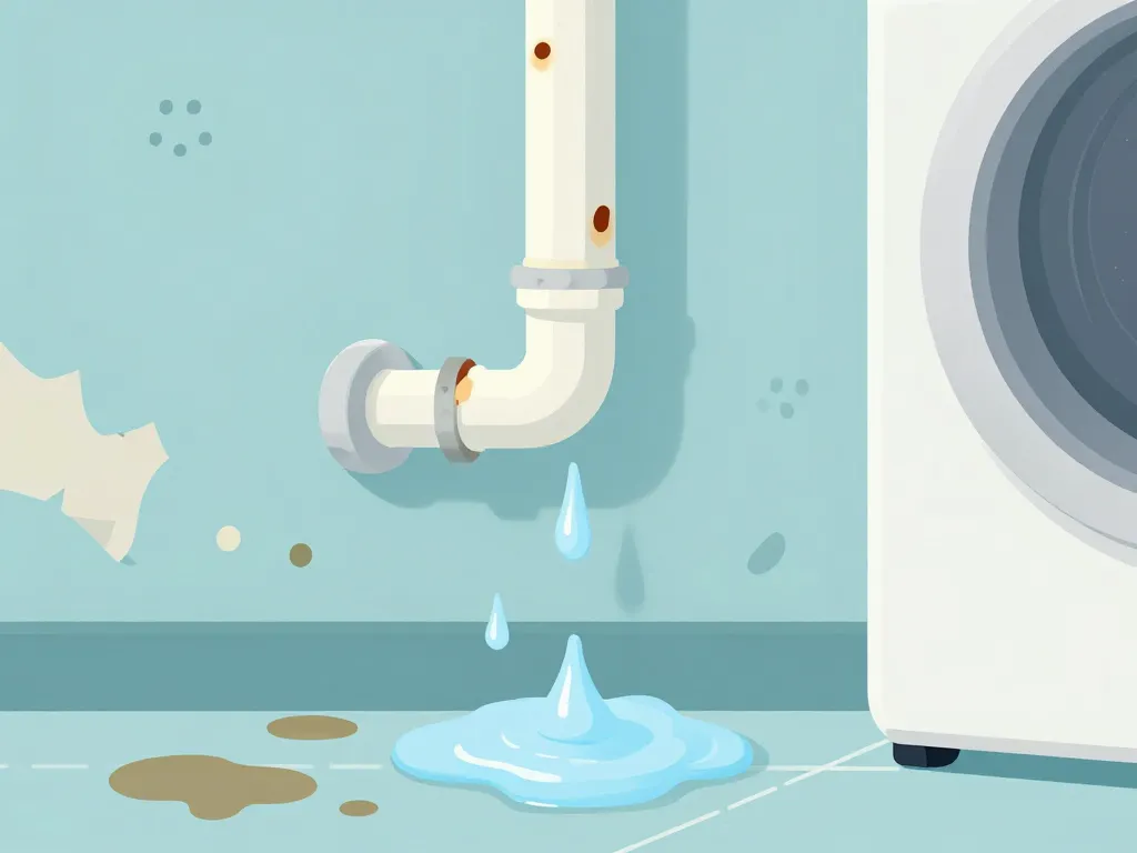 Dégâts condensation tuyau eau froide rouille moisissure