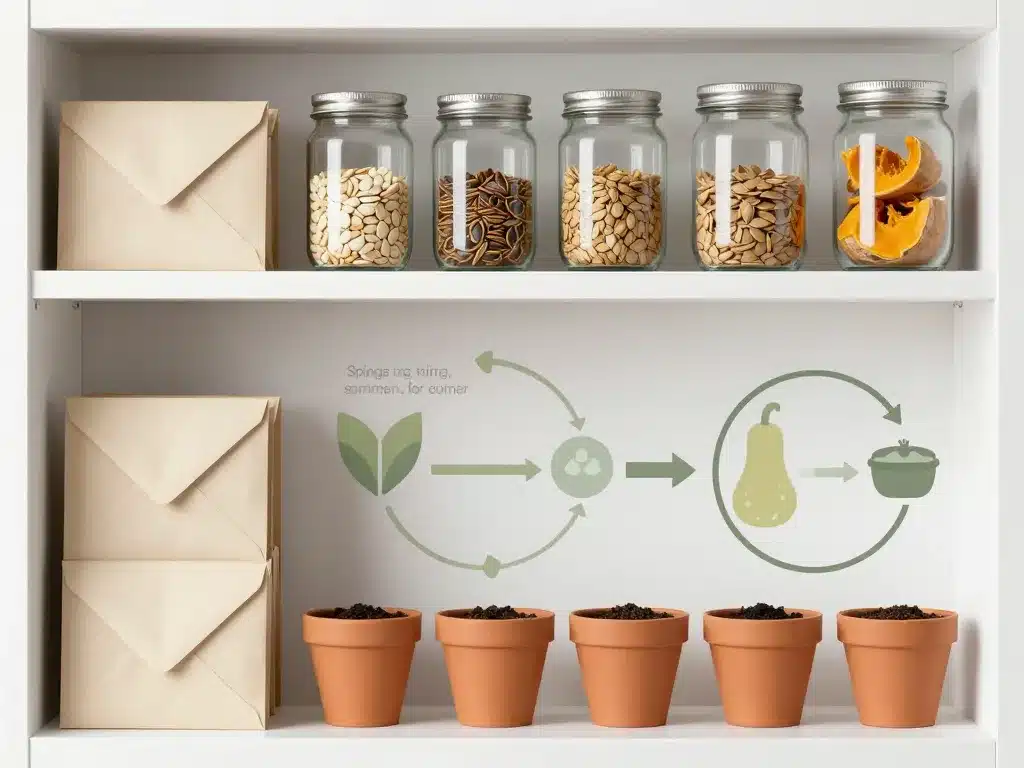 conserver et semer récupérer les graines de butternut pour planter