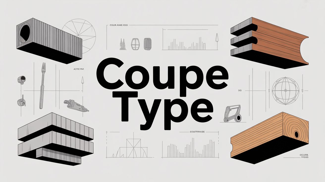 illustration coupe types principaux matériaux