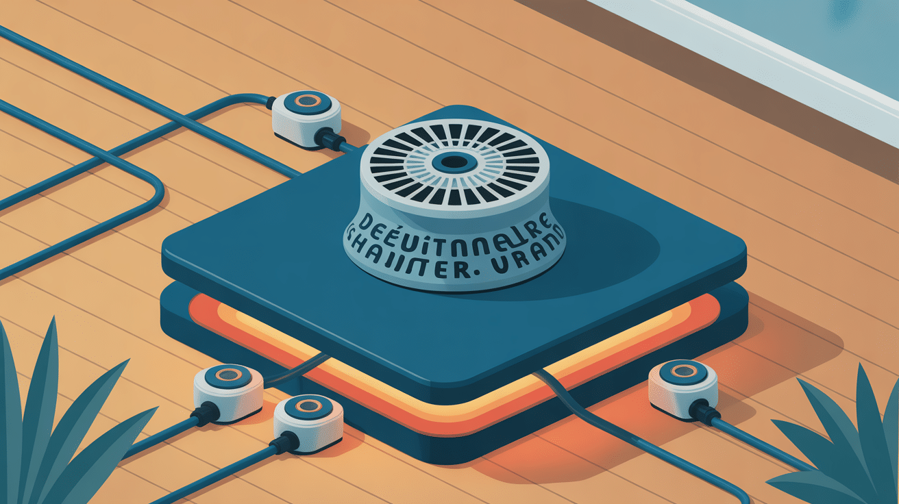 Illustration débitmètre plancher chauffant ne bouge pas vue globale