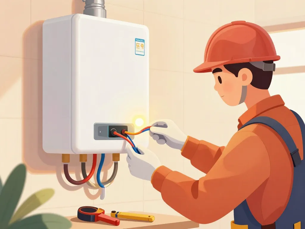 Branchement chauffe eau triphasé étapes sécurité électricien