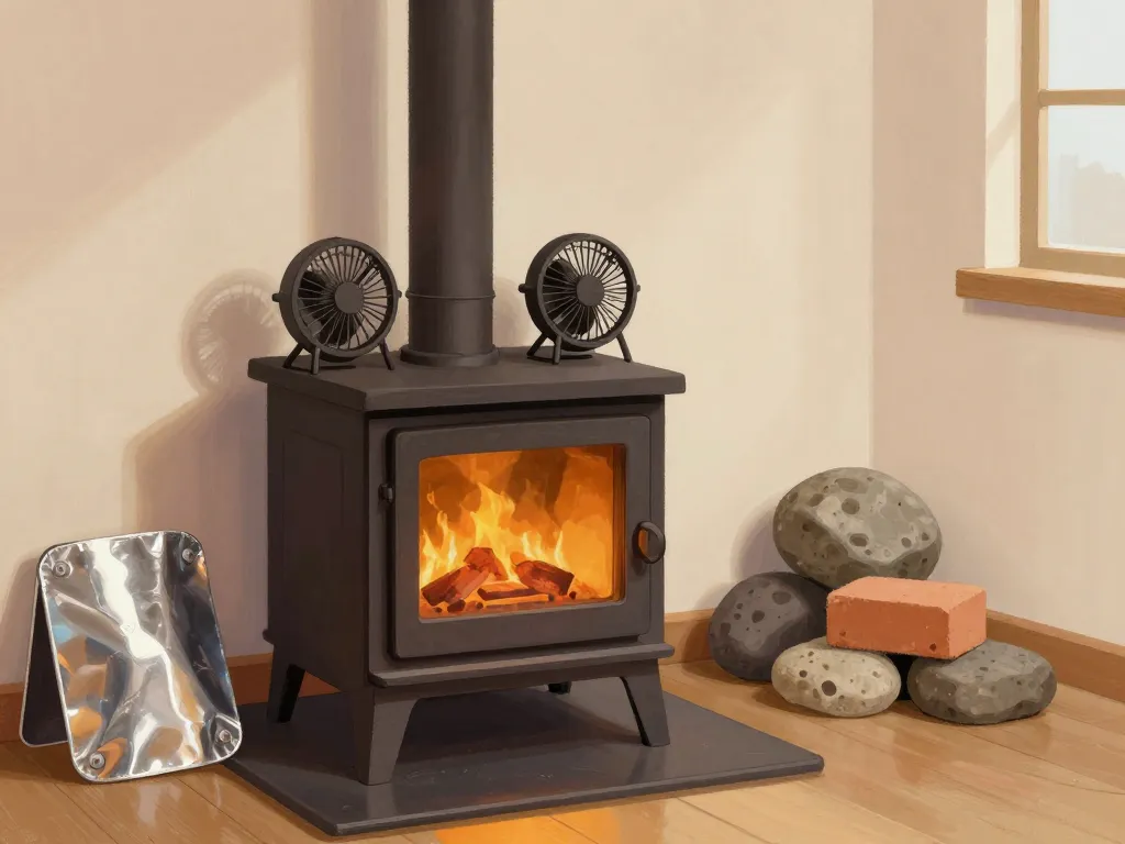 Alternatives DIY pour fabriquer un récupérateur de chaleur pour poêle à bois