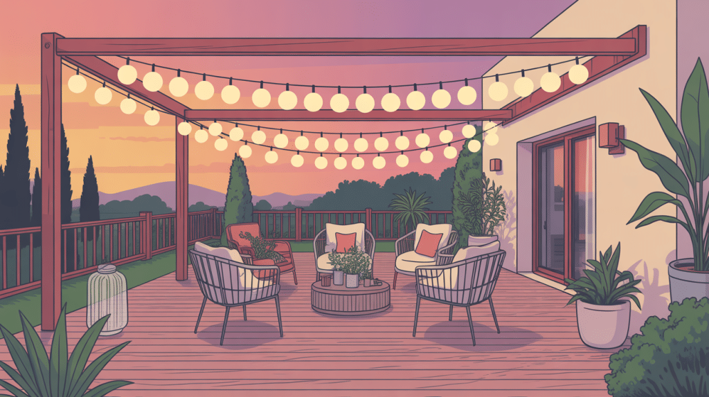 fixer guirlande extérieur sans percer avec crochets adhésifs et clips