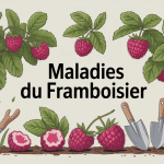 framboisiers maladies illustration prévention jardin