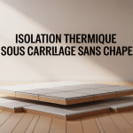 strates de sol avec isolation thermique sous carrelage sans chape