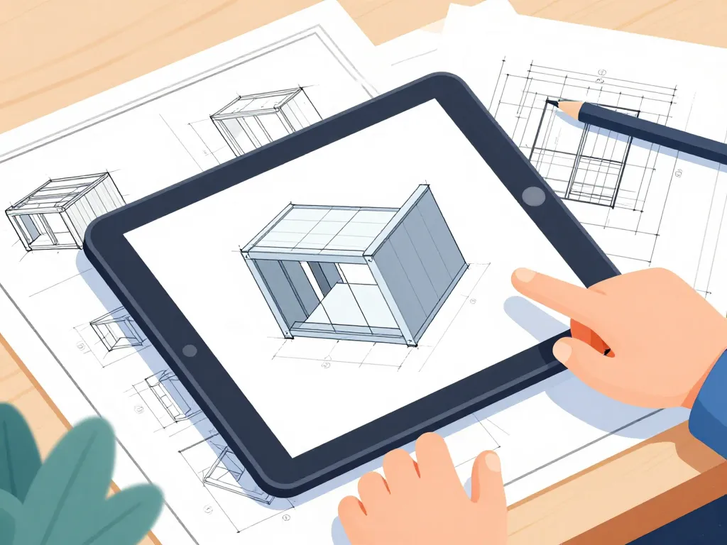 illustration représentation plans coupes types