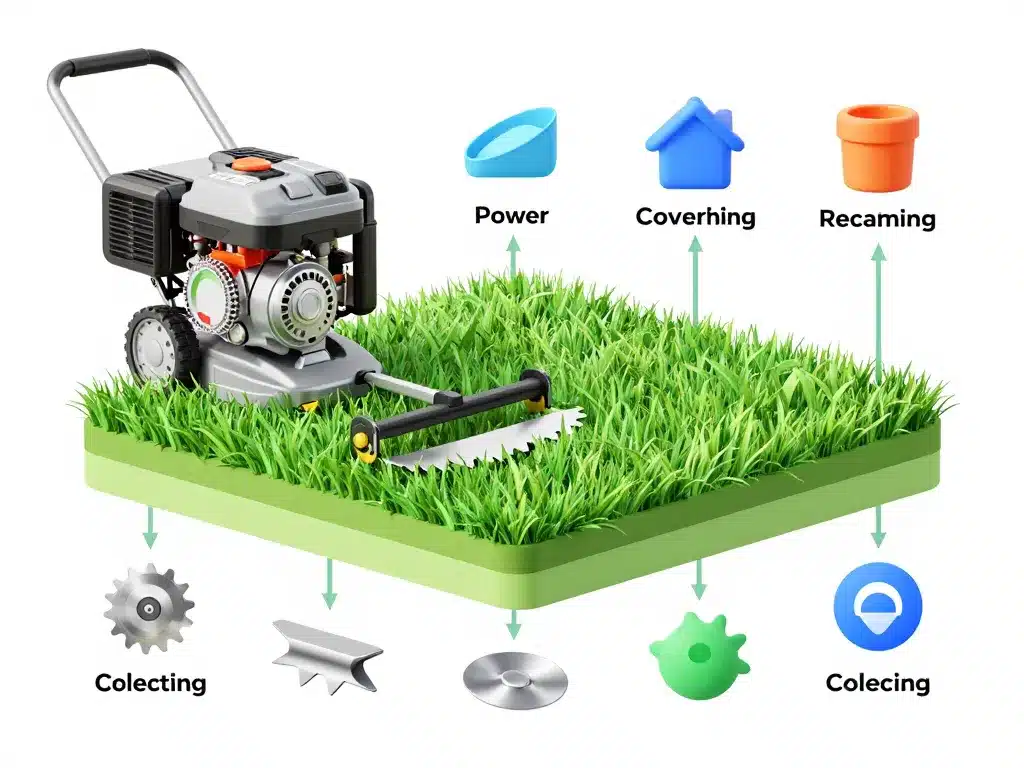 schéma technique meilleur tondeuse thermique