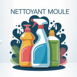 illustration nettoyant moule produits anti moisissure maison
