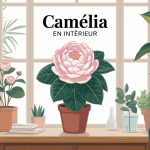 peut on garder un camelia à l'intérieur illustration camélia en pot en intérieur