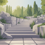 illustration pierre enrochement sur talus stable