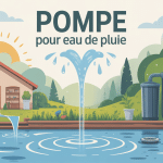 Système pompe pour eau de pluie chez soi