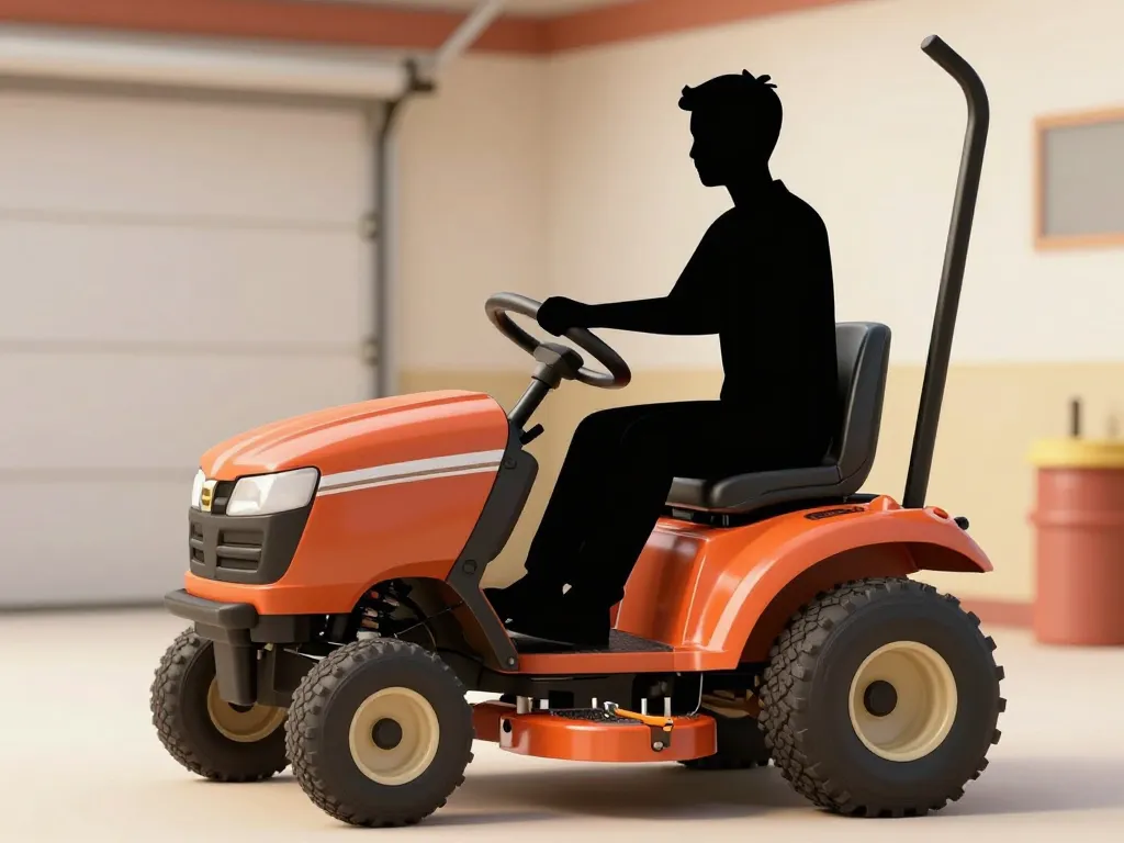 problème enclenchement lame tracteur tondeuse contrôle sécurité