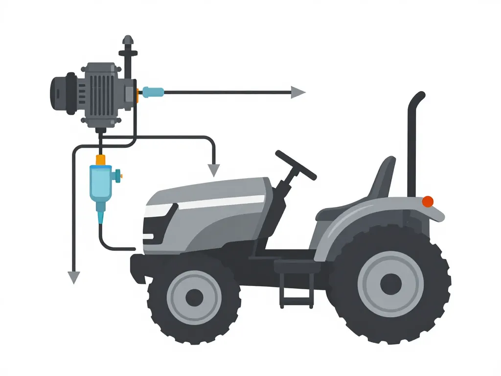 réparation transmission hydrostatique tondeuse schéma principe