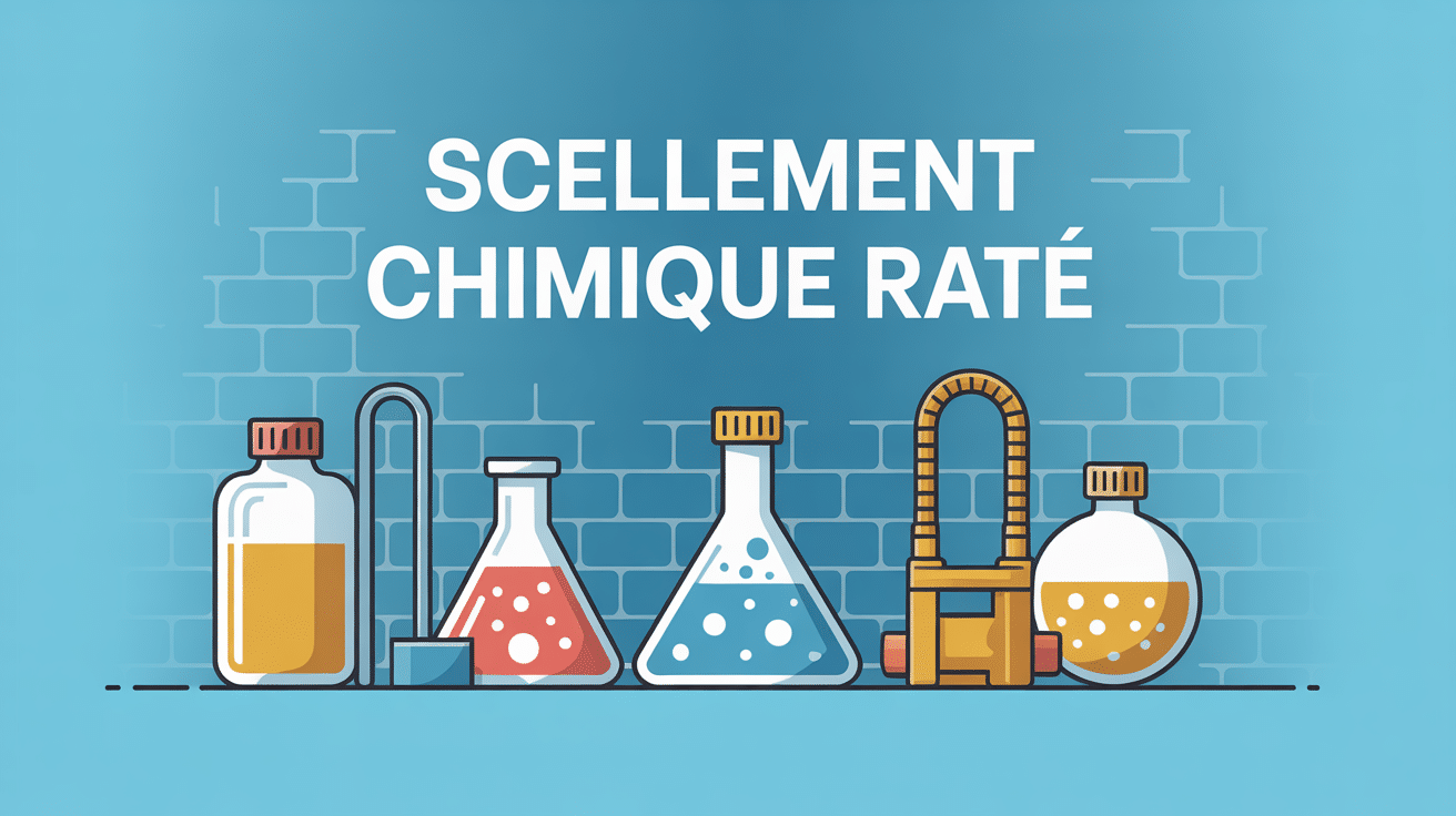 Scellement chimique raté présentation générale fixation