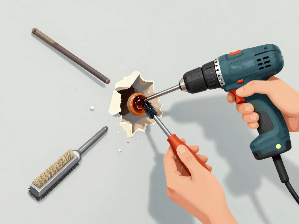 Scellement chimique raté réparation outils et méthodes