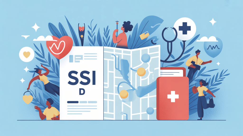 illustration ssi d carte dossier sécurité sociale étudiants