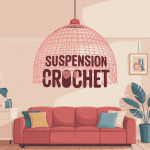 Suspension crochet décorative sur plafond contemporain
