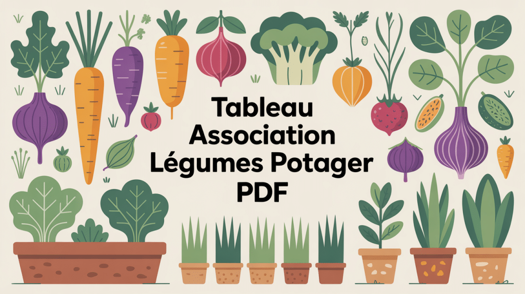 illustration association légumes potager pdf pratique