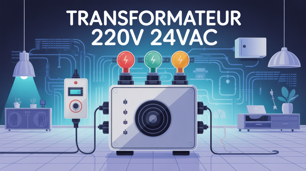 transformateur 220v 24vac alimentant des équipements domestiques