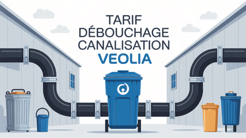 veolia débouchage canalisation tarif équipement stylisé