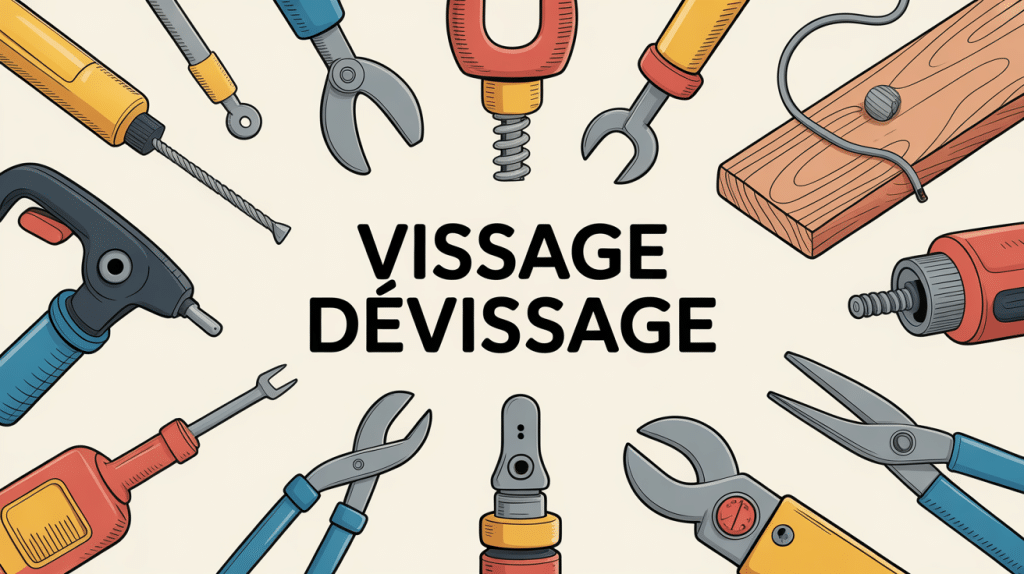 vissage devissage outils matériaux atelier