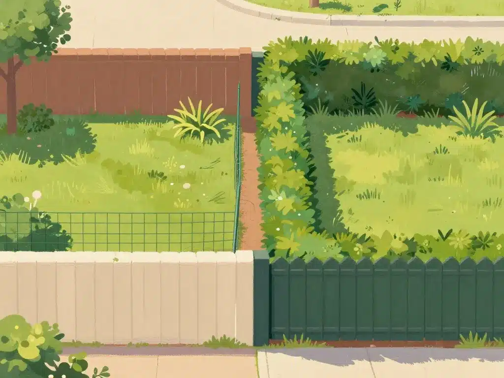 comparatif clôture privative en limite de propriété types et intimité