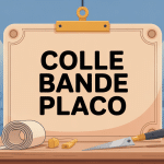 colle bande placo illustration chantier propre