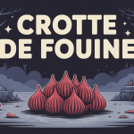 Illustration crotte de fouine sur poutre dans grenier