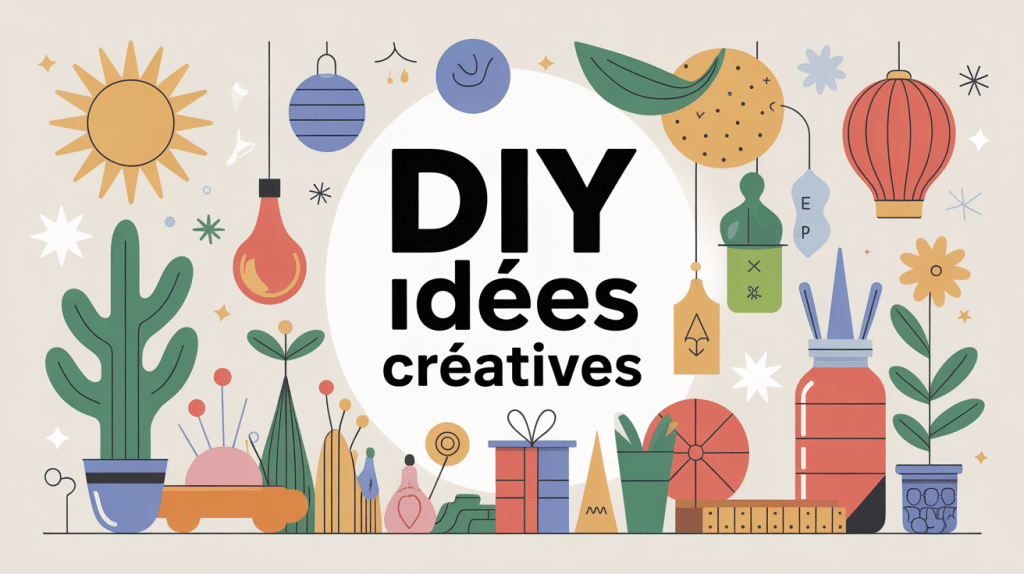 illustration diy idées créatives ambiance inspirante