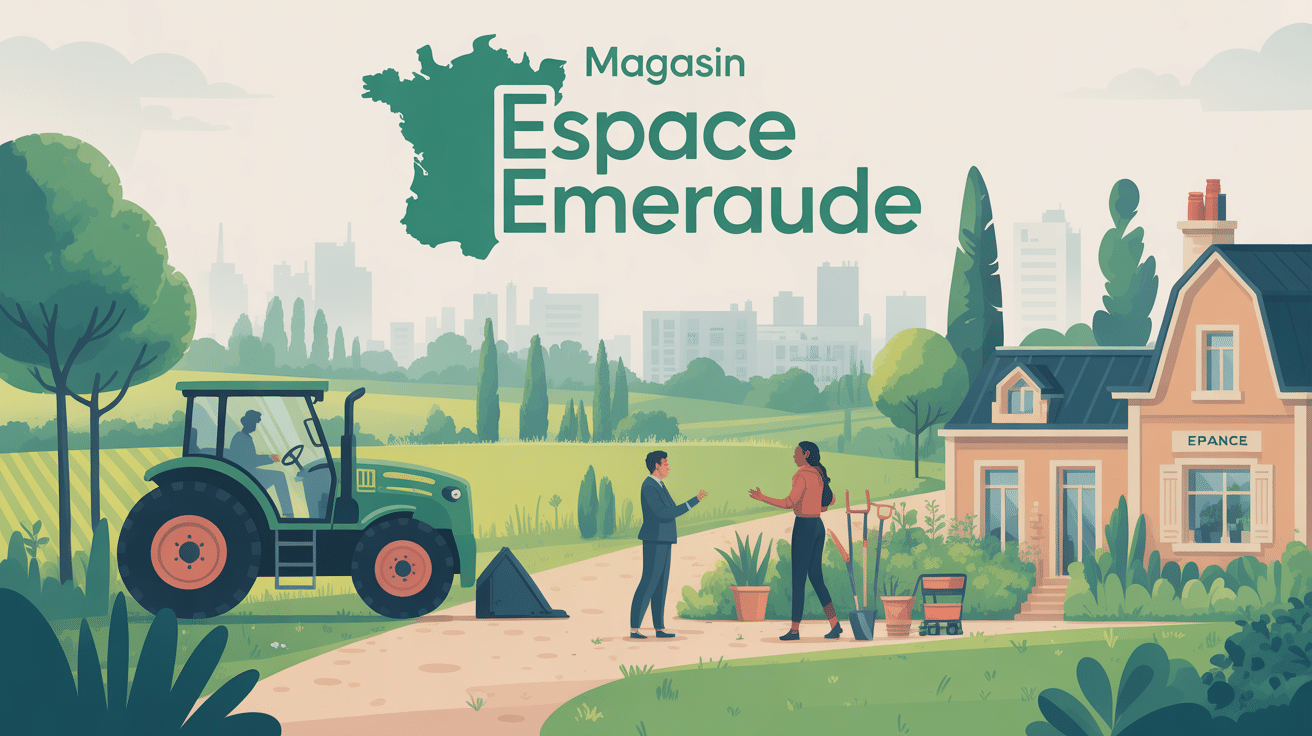 espace emeraude liste magasins illustration localisation
