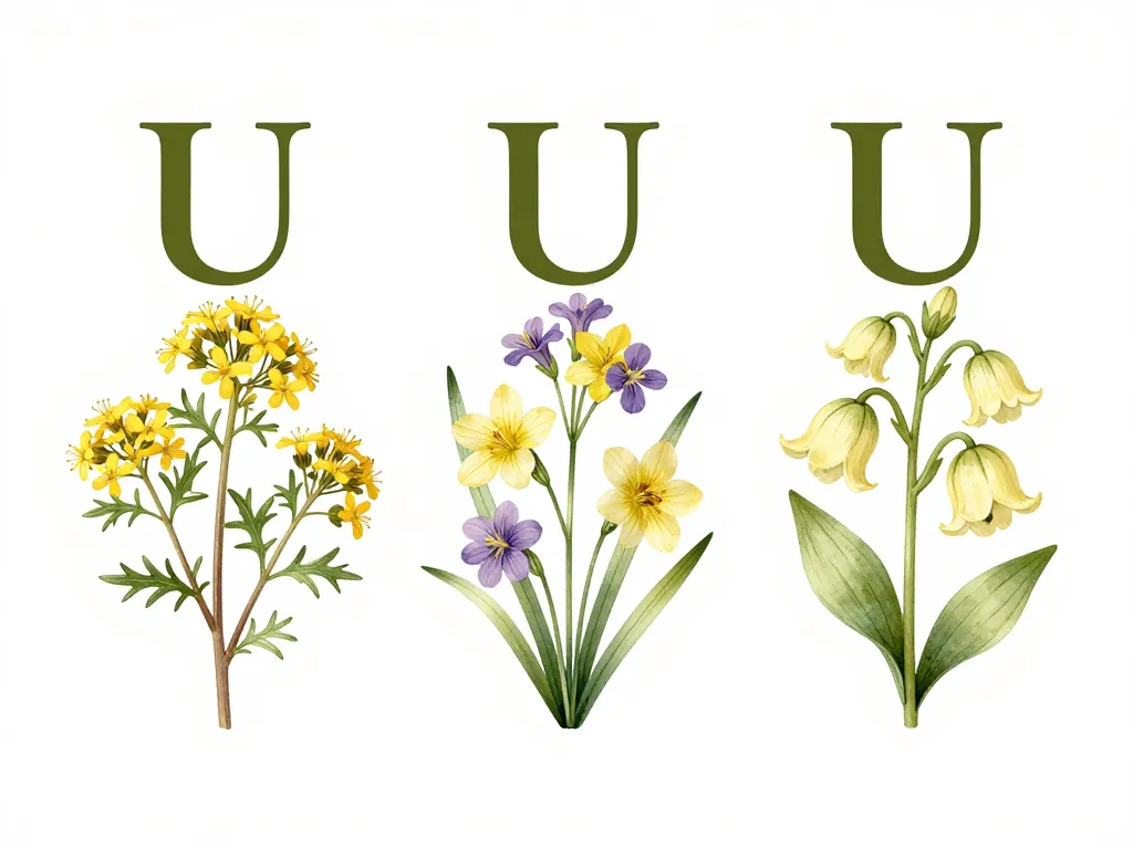 fleurs en u principales ulex utricularia uvularia