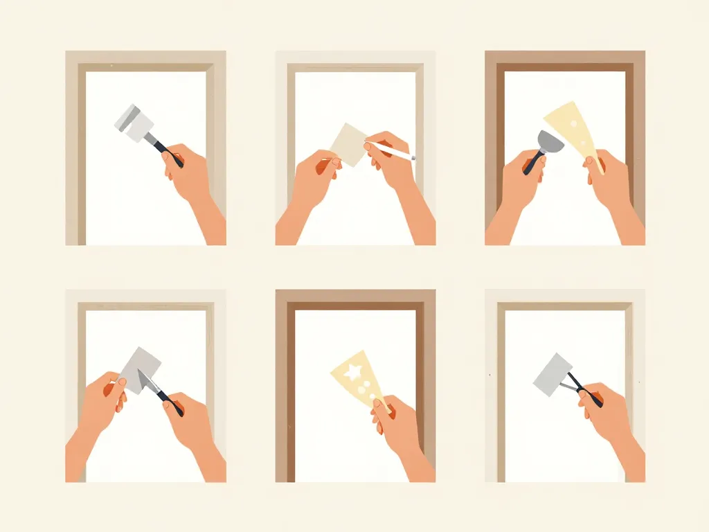 Habillage comment cacher un encadrement de porte astuces simples