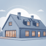 illustration isolation bac acier toiture