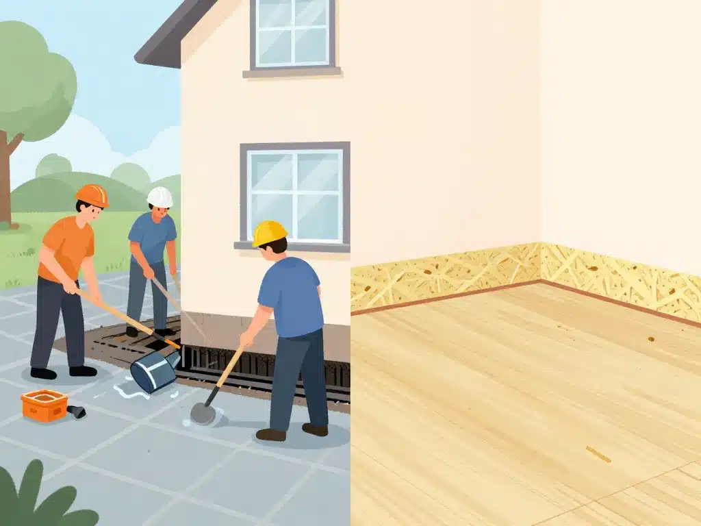 isoler un sol humide traitement avant isolation