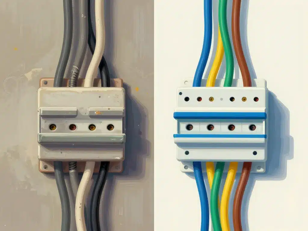 le fil neutre est de quelle couleur vieux et nouveaux câblages électriques