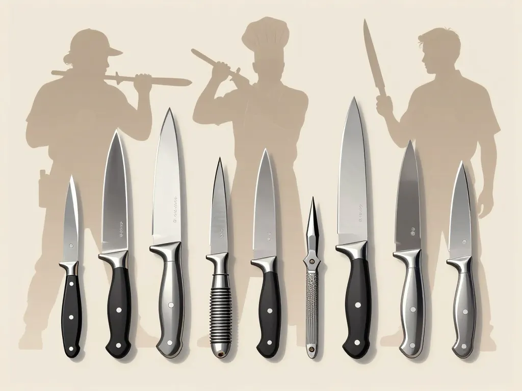 Exemples d’usages des aciers 440 N40 couteaux et outils