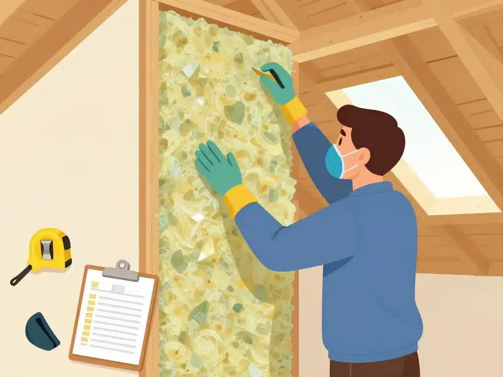 préparation pose laine de verre combles