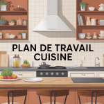 Refaire un plan de travail de cuisine moderne avec divers matériaux