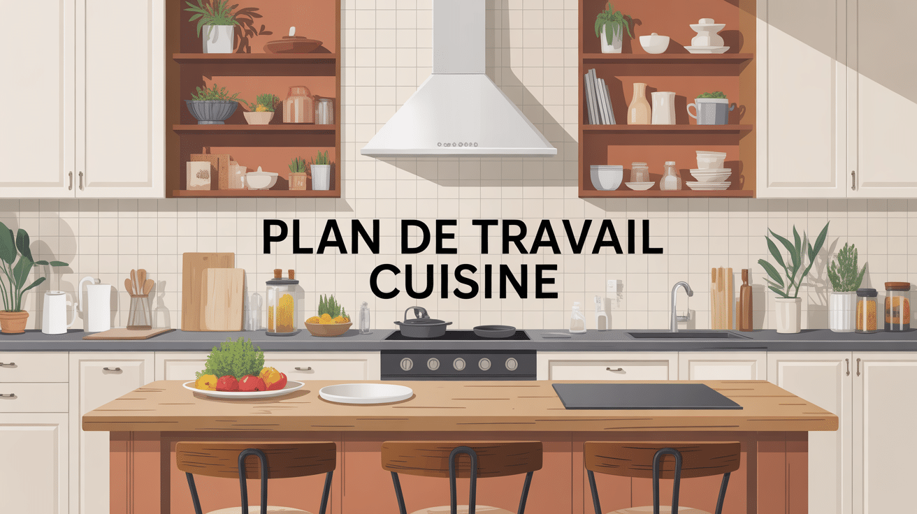 Refaire un plan de travail de cuisine moderne avec divers matériaux