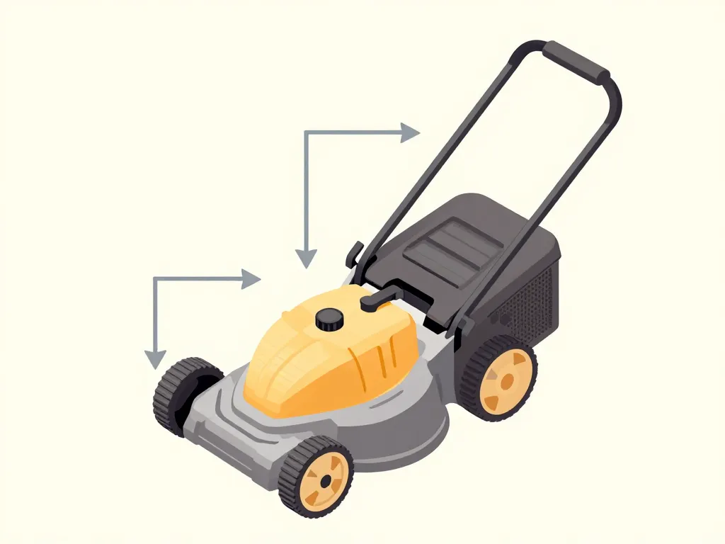 Schéma causes tondeuse demarre et cale carburant filtre securite