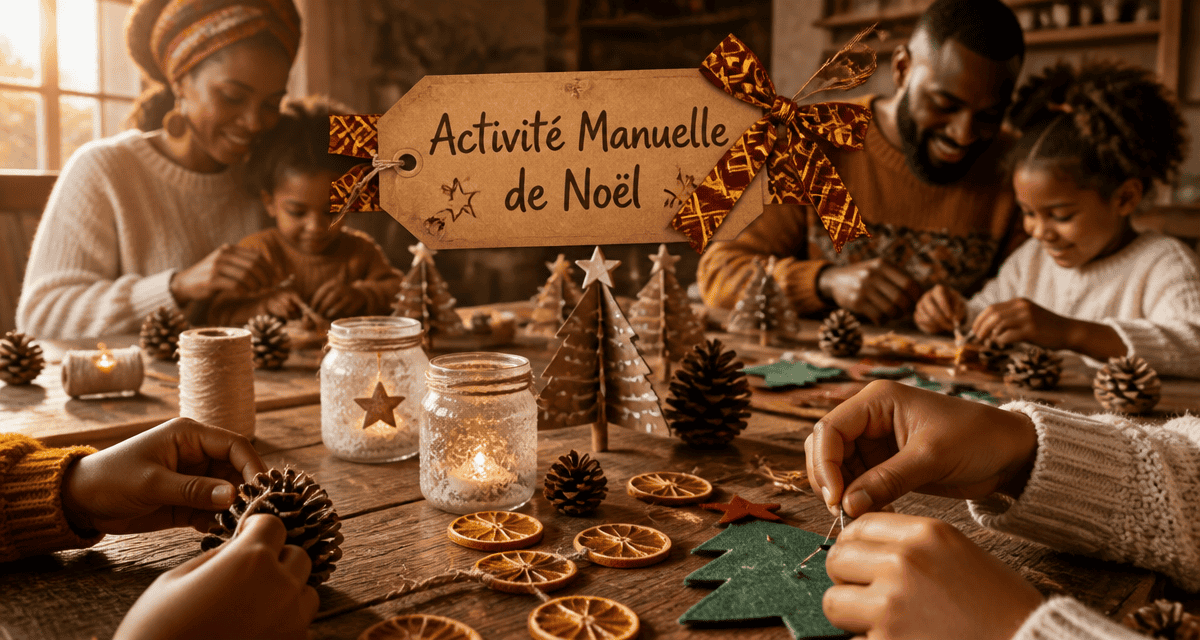 activité manuelle noel enfants décorations