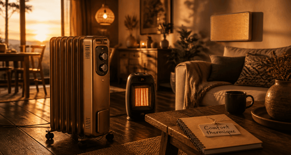 Chauffage d'appoint basse consommation radiateur céramique infrarouge