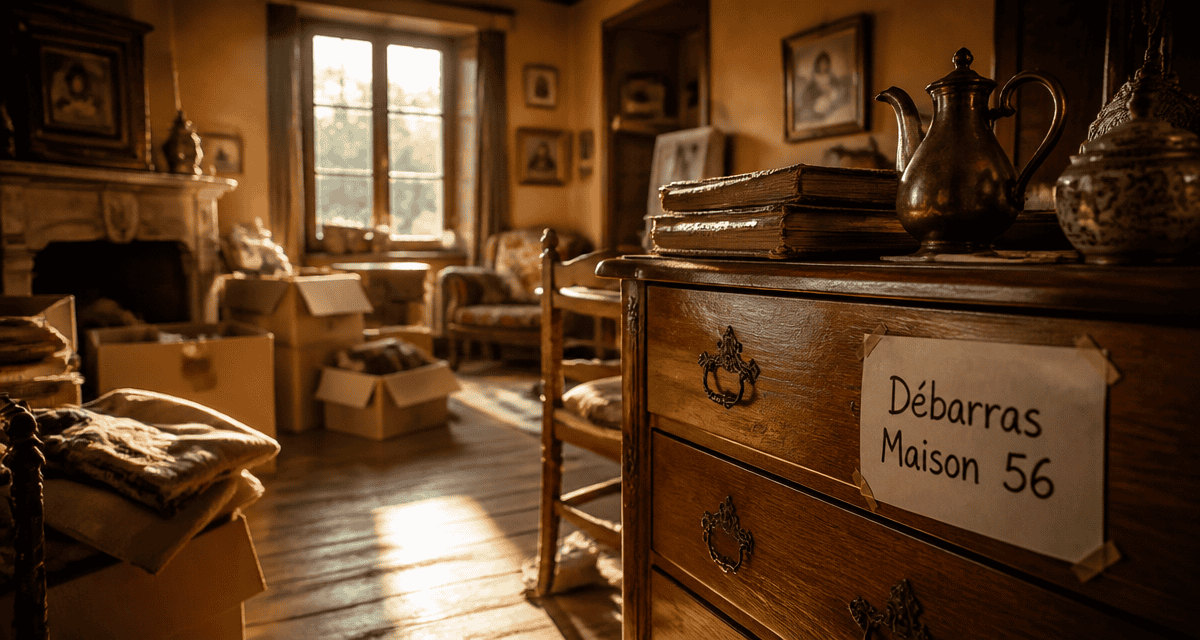 débarras maison morbihan salon ancien