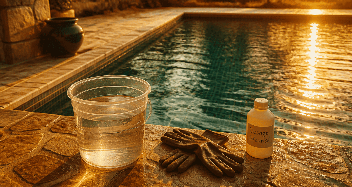 dosage acide chlorhydrique piscine eau verte