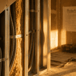 norme câble sans gaine dans cloison placo visible chantier